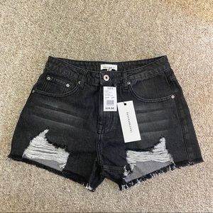 NWT - Dance & Marvel High Waisted Jean Shorts